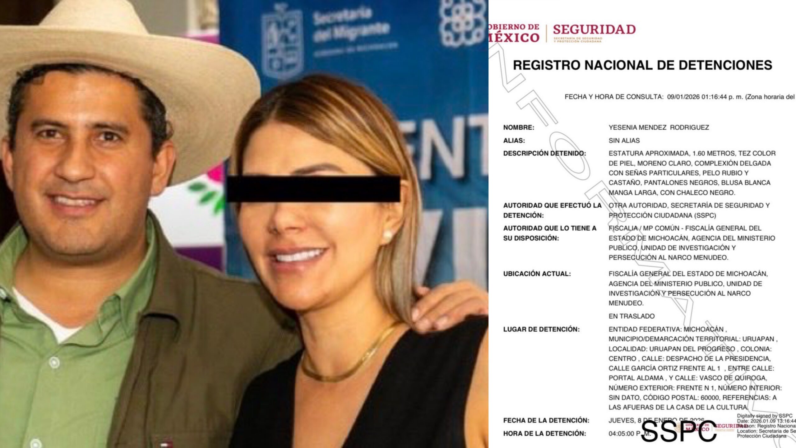 Detienen a la secretaria particular de la alcaldesa Grecia Quiroz