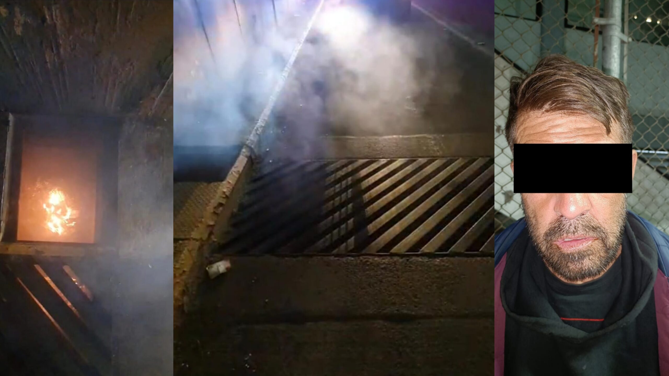 Detienen a hombre por quemar cables en alcantarilla del túnel de Avenida Hidalgo