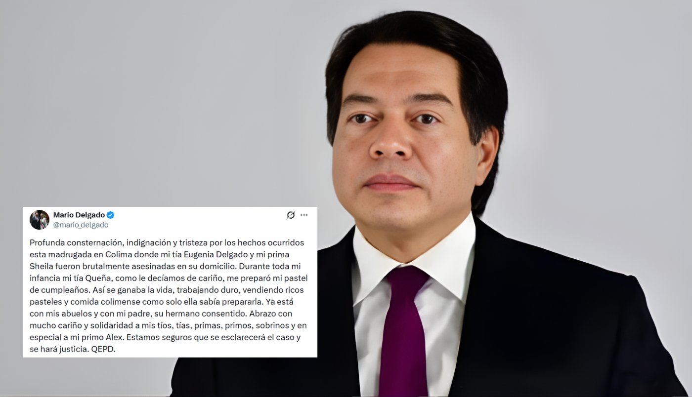 Asesinan a tía y prima de Mario Delgado en Colima