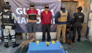Caen dos sujetos en Guadalajara por narcomenudeo