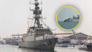 Ataque de EU hunde fragata iraní en el océano Índico