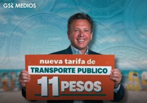 Entra en operación nueva tarifa de 11 pesos en el transporte público