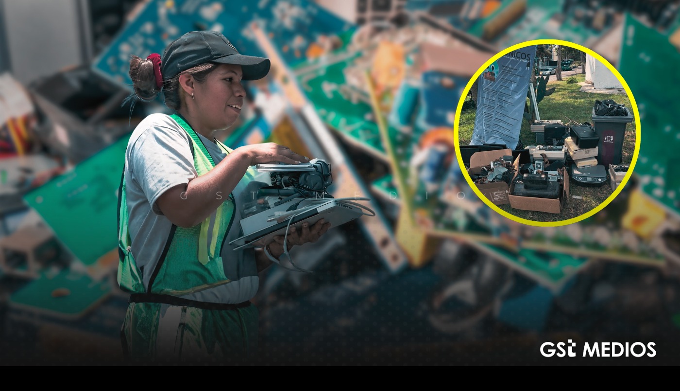 Guadalajara recolecta 2.8 toneladas de residuos electrónicos