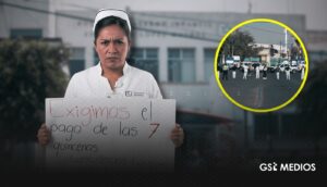 Enfermeras del Hospital Materno Infantil López Mateos se manifiestan