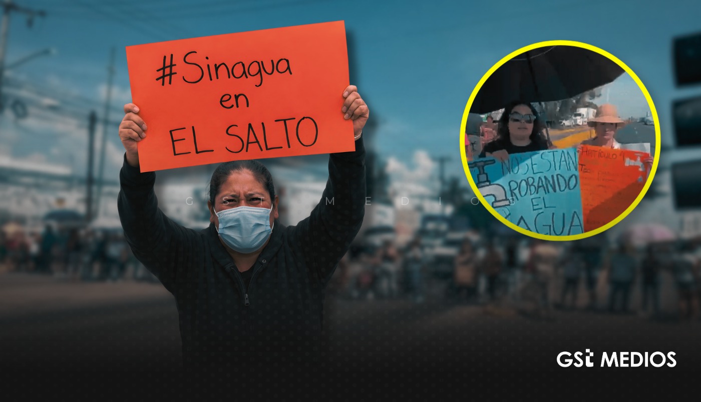 Protestan en El Salto por falta de agua potable