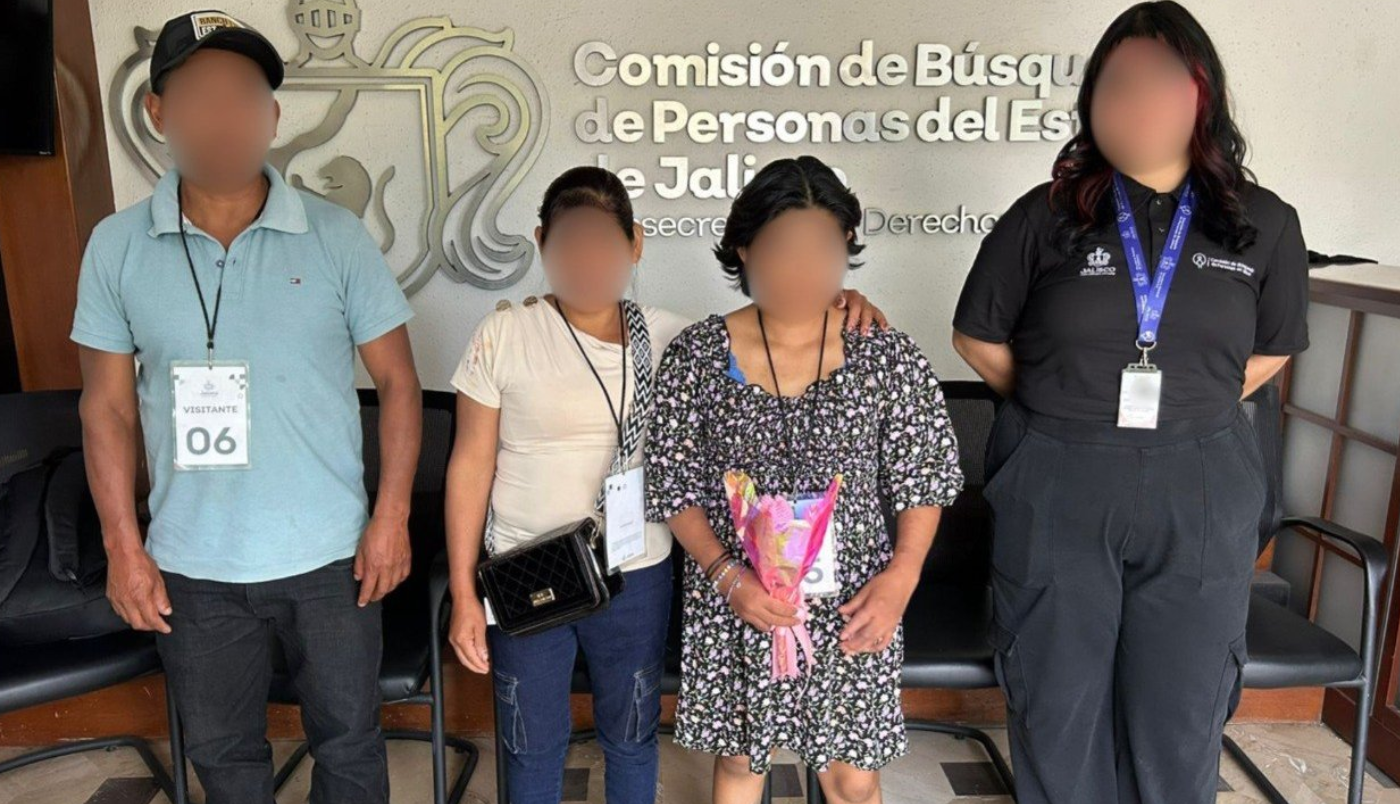 COBUPEJ reúne con su familia a mujer encontrada en situación vulnerable en La Barca