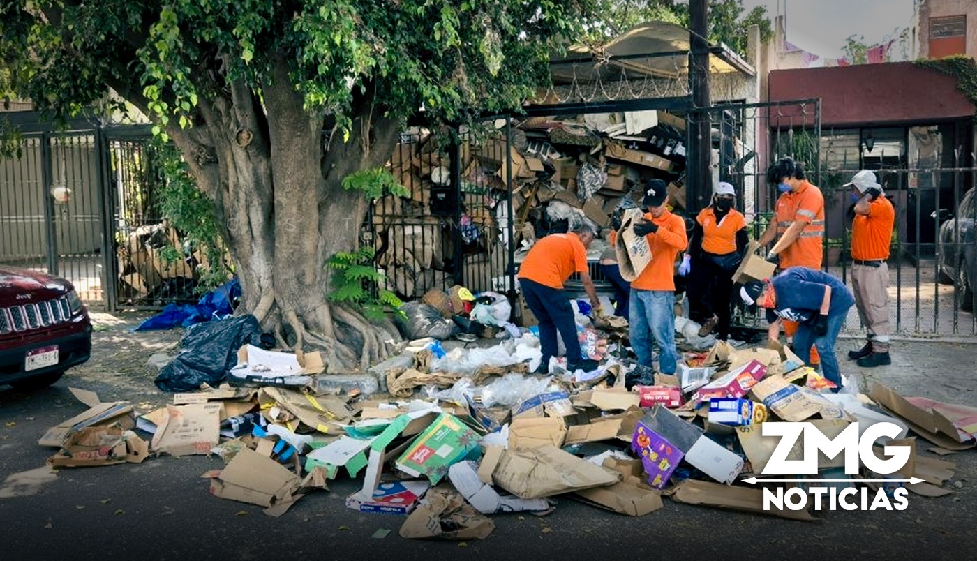 Gobierno de Guadalajara atiende reportes de acumulación de desechos