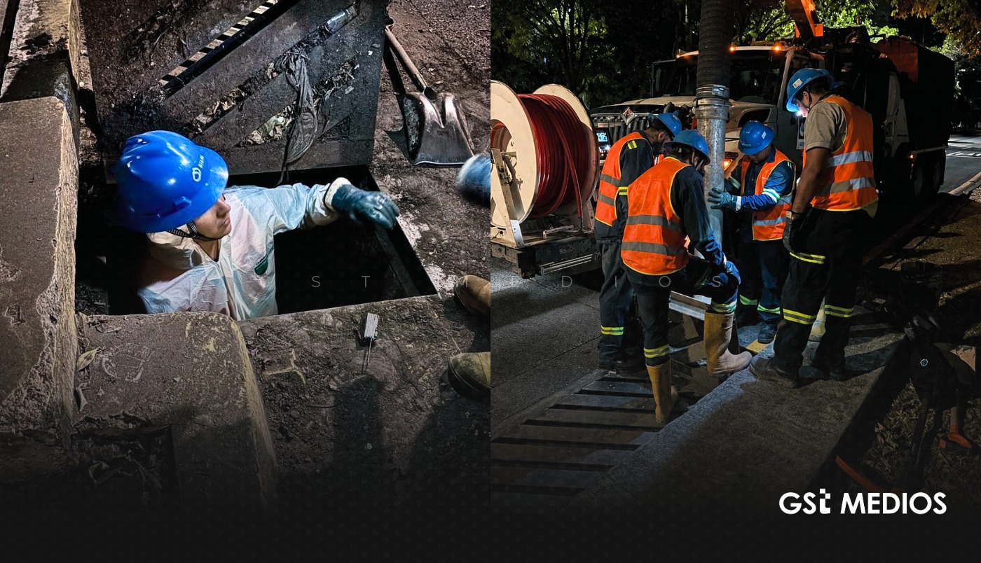 SIAPA realiza trabajos en los Arcos del Milenio