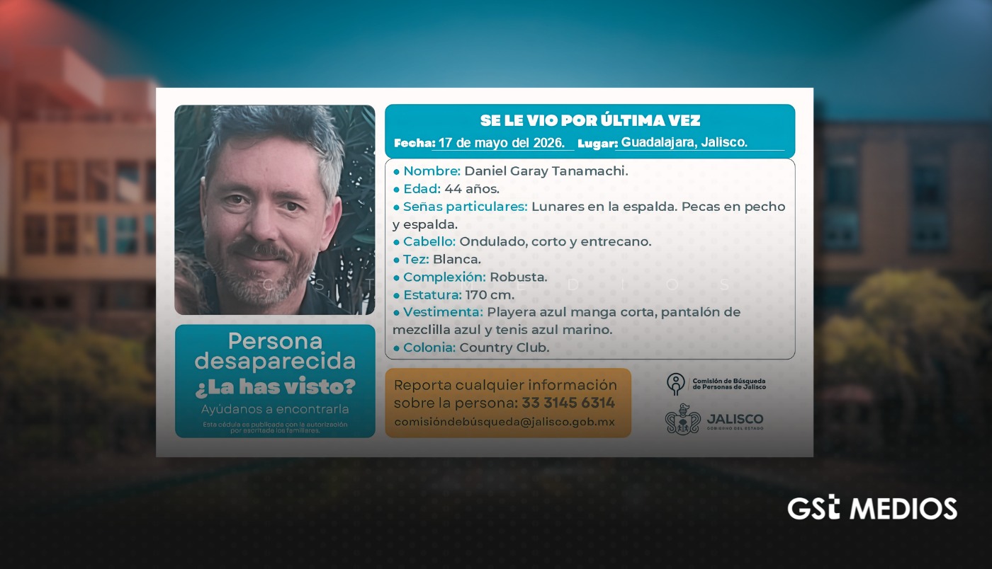 Empresario Daniel Garay Tanamachi desaparece en Guadalajara