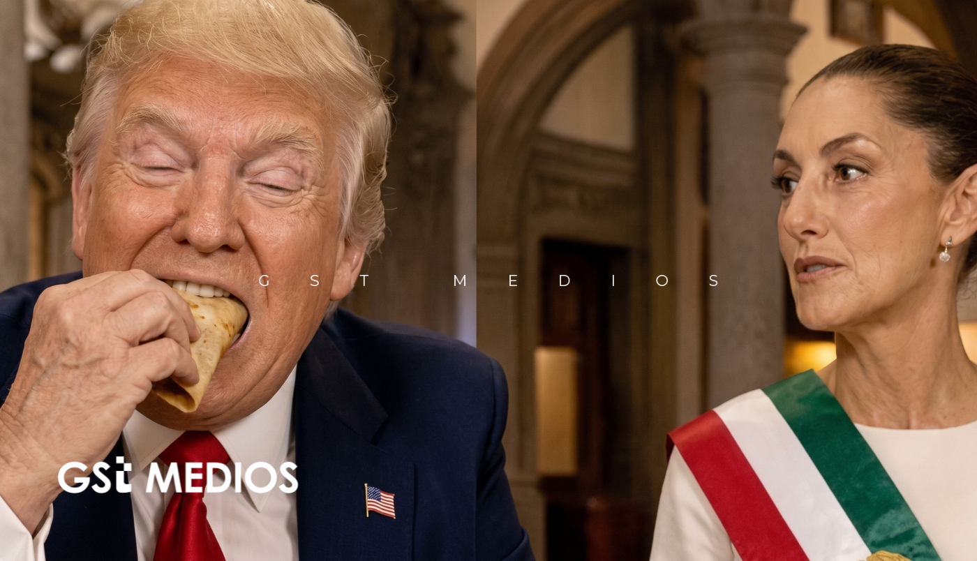 Donald Trump difunde video generado con IA junto a Claudia Sheinbaum