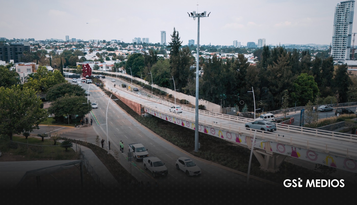Inauguran moderno nodo vial en Patria y Universidad
