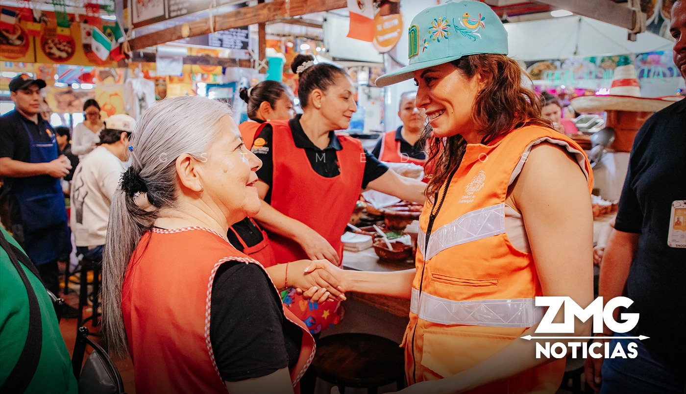 Supervisa Verónica Delgadillo obras de rehabilitación en el Mercado San Juan de Dios