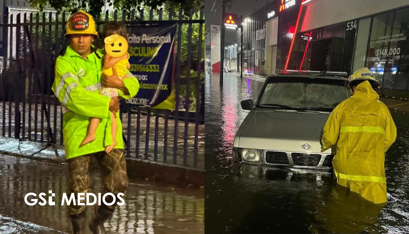 Tormenta provoca inundaciones en la ZMG