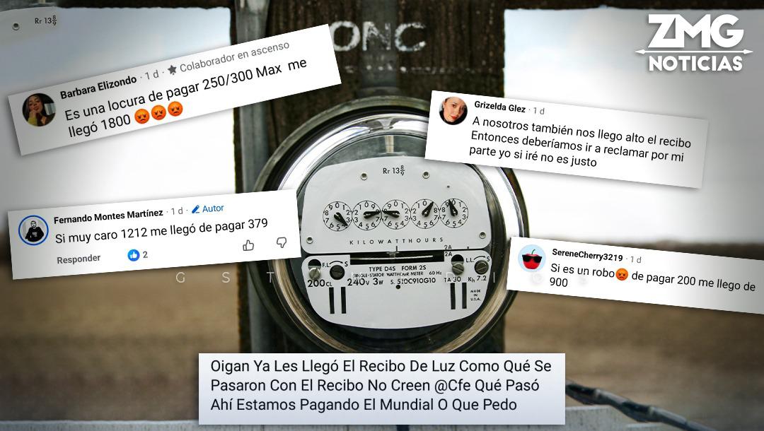 Incremento desmedido en tarifas de CFE