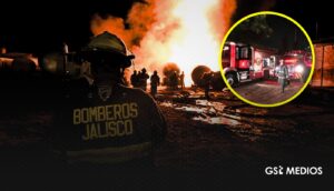 ​Incendio de pipas con diésel en El Salto