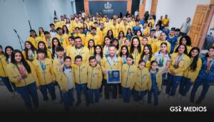 Campeones de la Olimpiada Nacional se reúnen con el Gobernador
