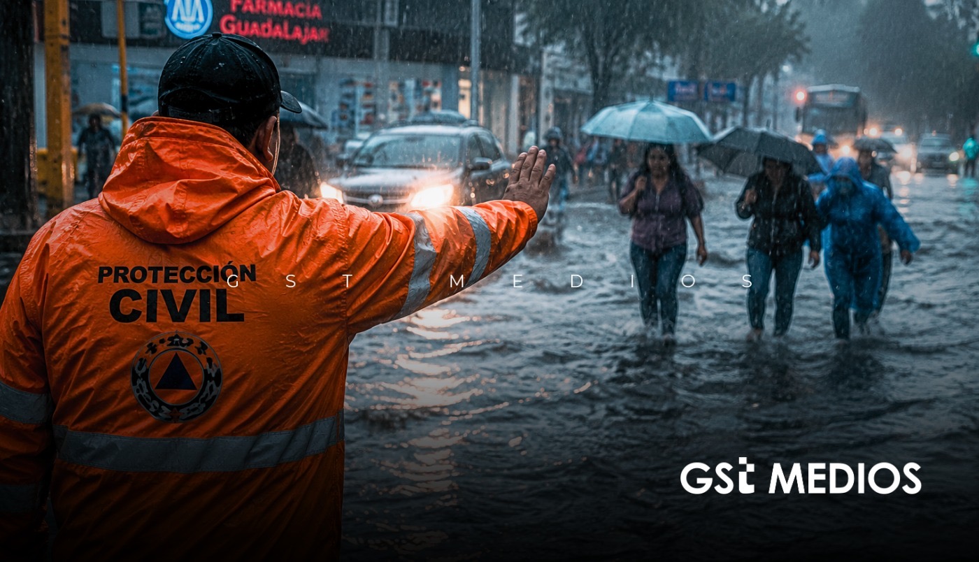 Tormentas azotarán Jalisco este fin de semana; advierten riesgo de inundaciones