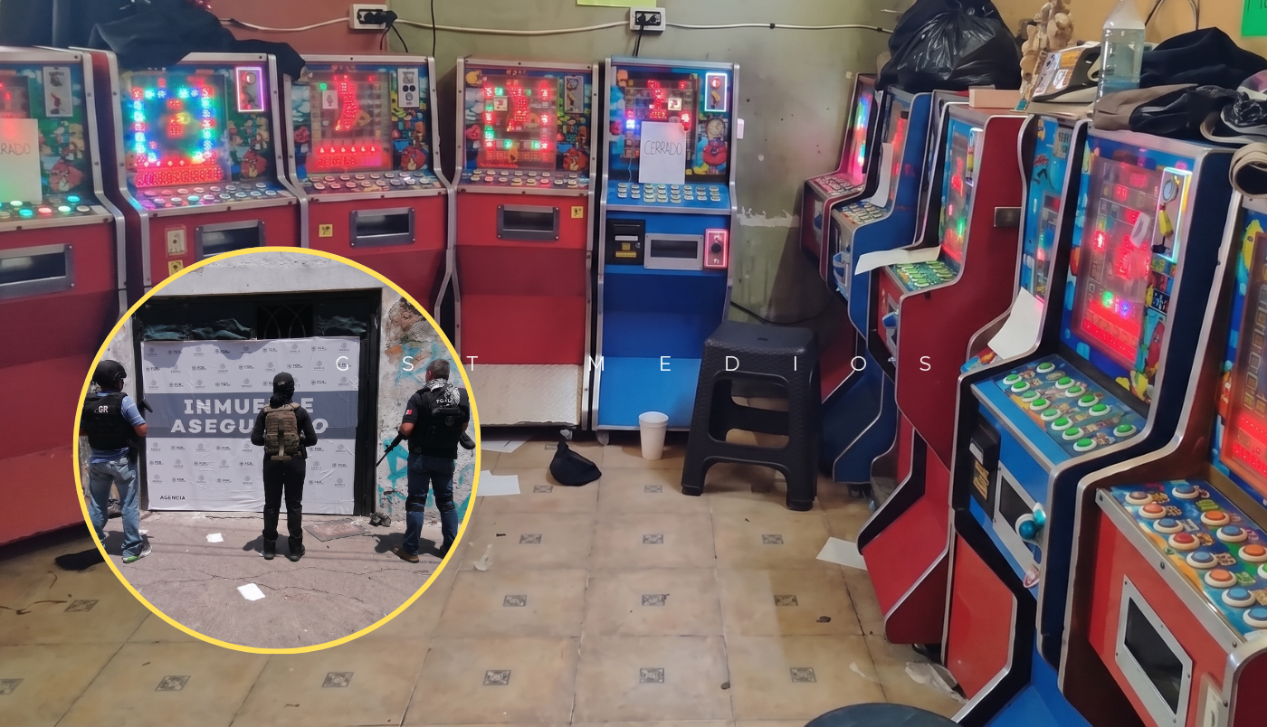 Desmantelan casino clandestino en Guadalajara y detienen a 14 personas
