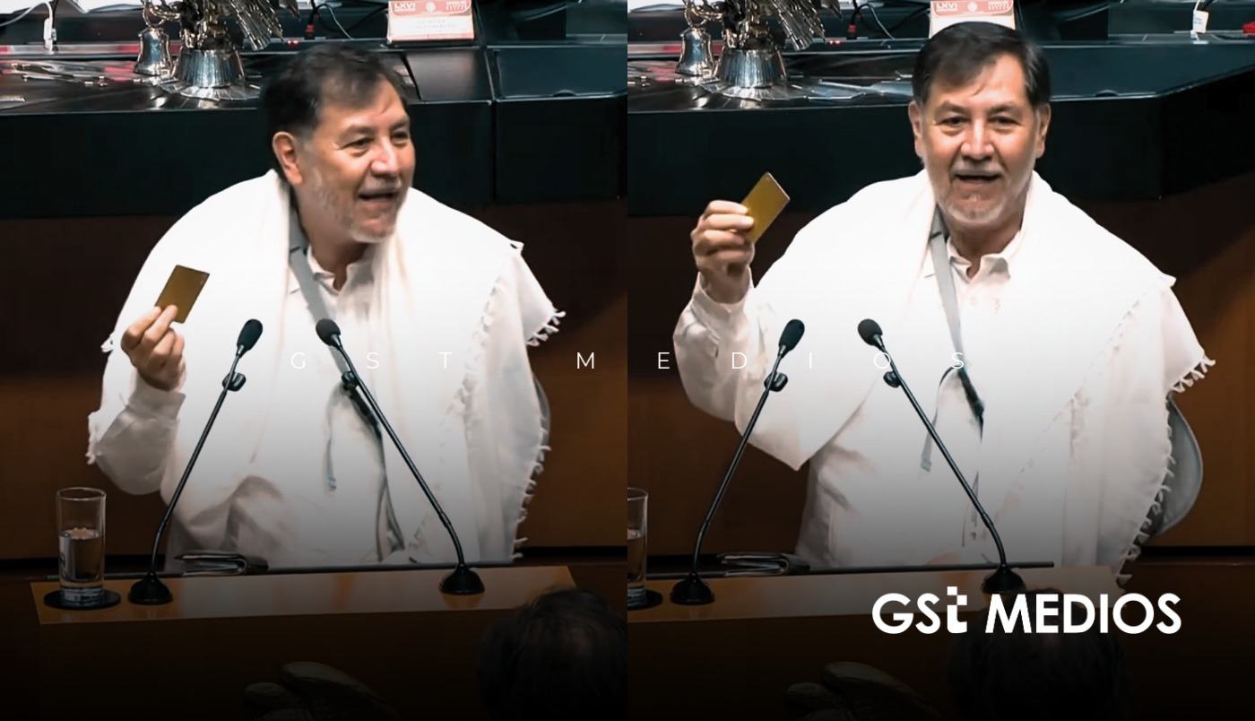 Noroña quiere romper su visa de EU en apoyo al hijo de AMLO… pero su yeso lo frenó