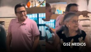 Corren a gritos a hermano de AMLO de restaurante en Veracruz
