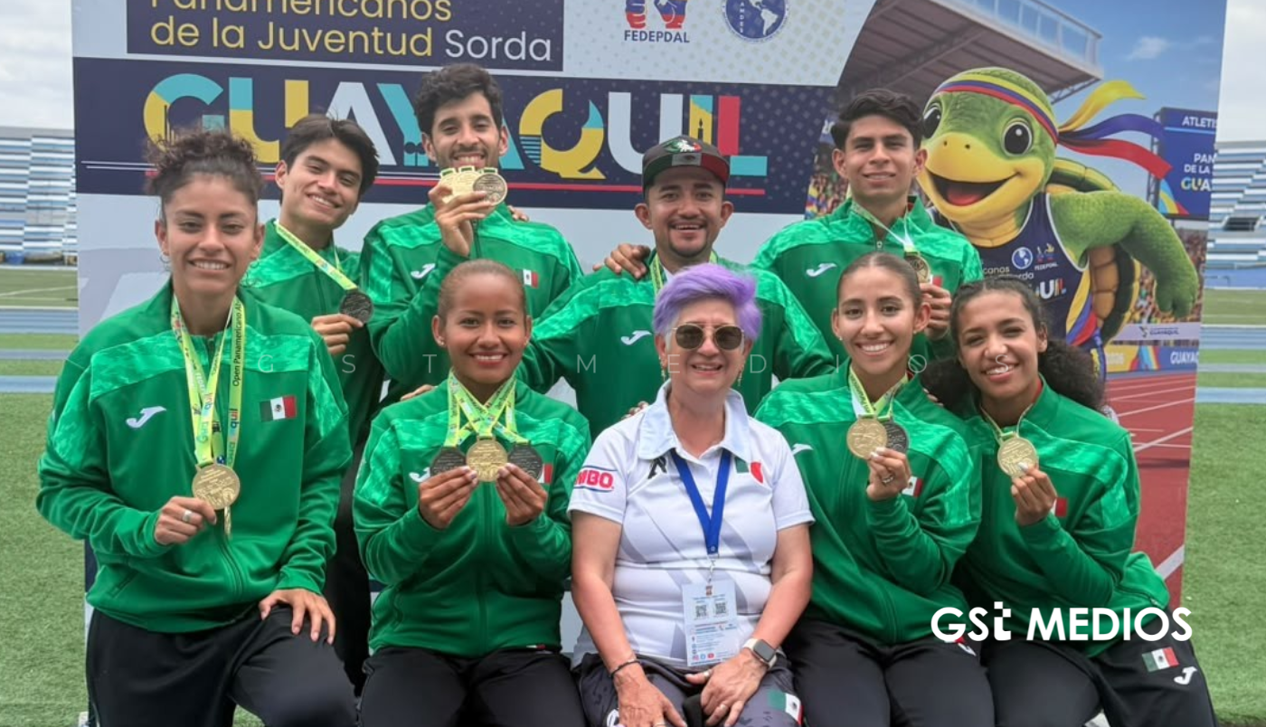 ¡México brilla en Guayaquil! Suman 16 medallas en el Panamericano para Personas con Sordera