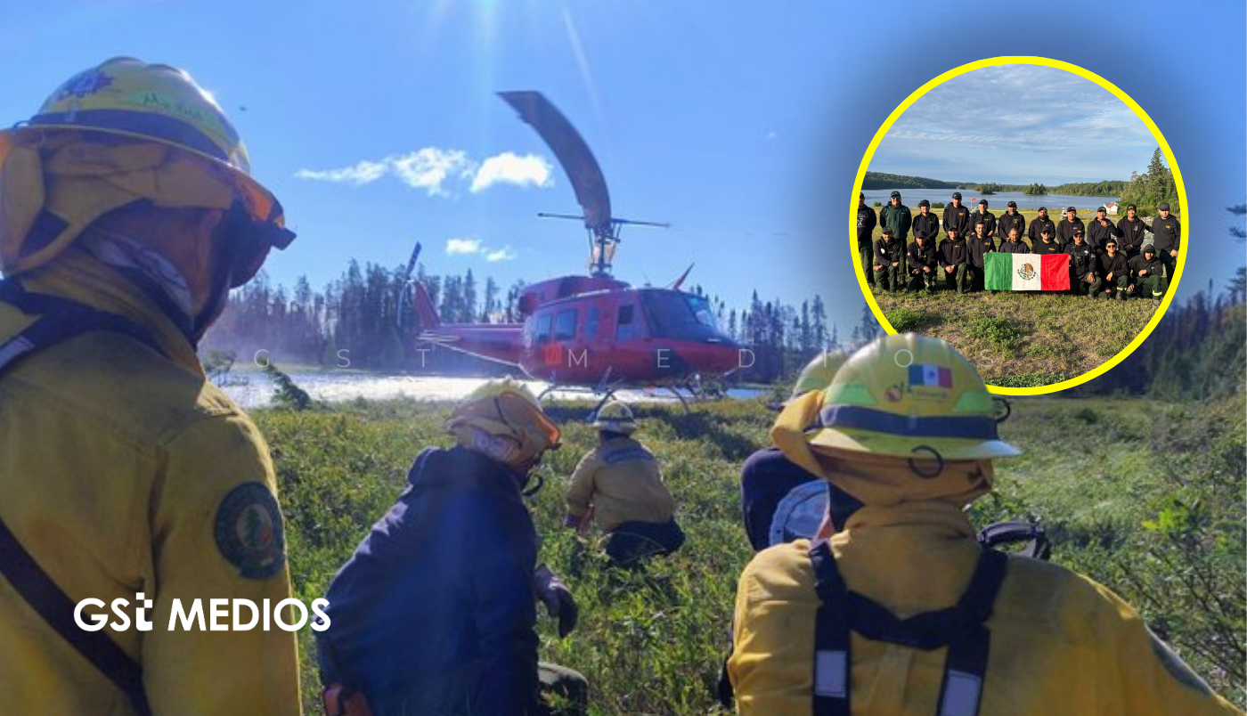 ¡Jalisco combate el fuego en Canadá! 25 bomberos apoyan en incendios forestales