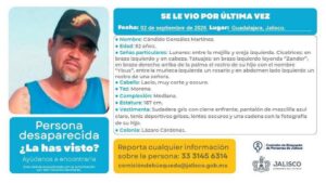 Ficha de búsqueda de padre Cándido González Martínez que buscaba a su hijo 