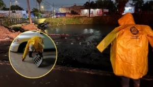 Lluvias provocan inundaciones y autos varados en Tlaquepaque