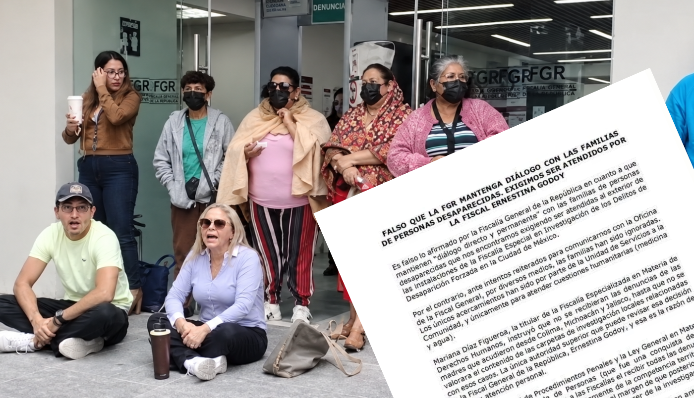 Colectivos de desaparecidos denuncian falta de atención de la FGR