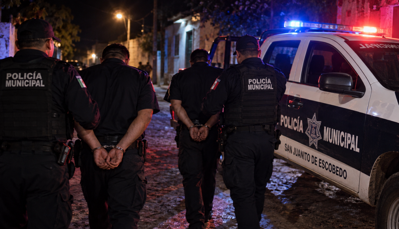 Ya son cuatro los ex policías detenidos por desaparición forzada en San Juanito de Escobedo