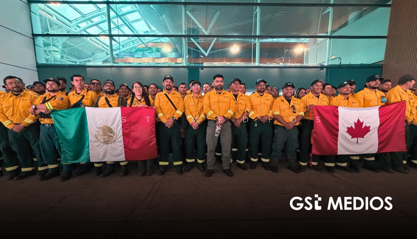 Brigadistas de Jalisco vuelven a casa tras combatir incendios en Canadá