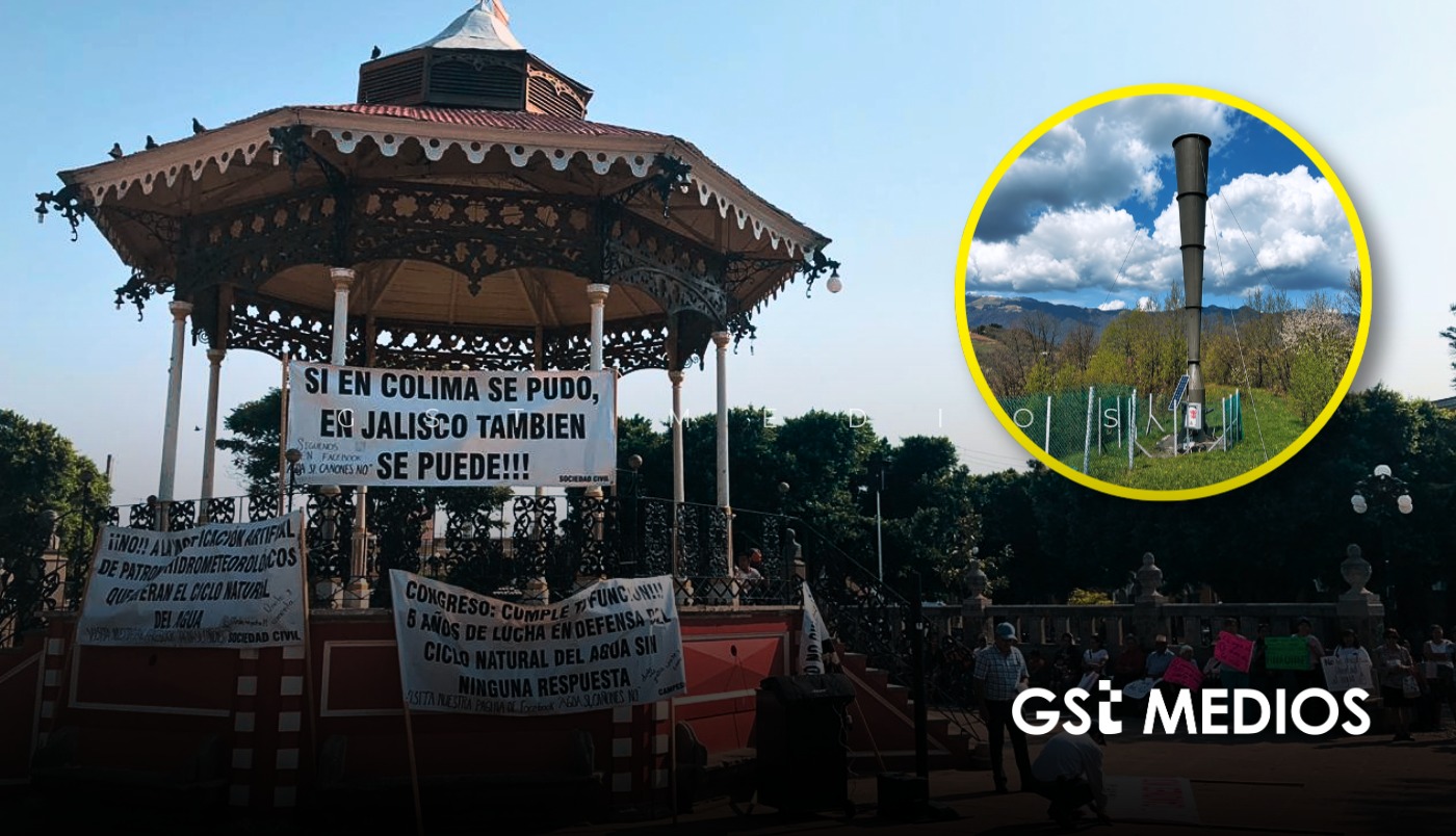 Falta de lluvia revive conflicto por cañones antigranizo en el Sur de Jalisco