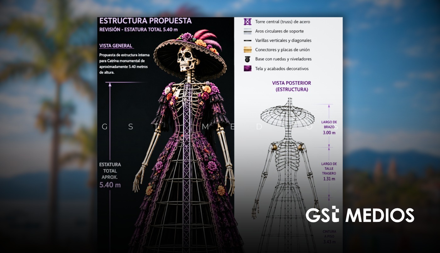 Chapala tendrá una catrina robótica de siete metros creada por estudiantes de la UdeG