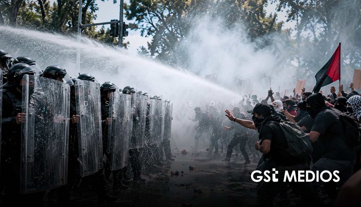 UdeG e ITESO exigen liberación de sus estudiantes detenidos durante marcha por el agua