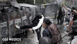 Megamarcha por agua limpia termina en enfrentamientos y 39 detenidos