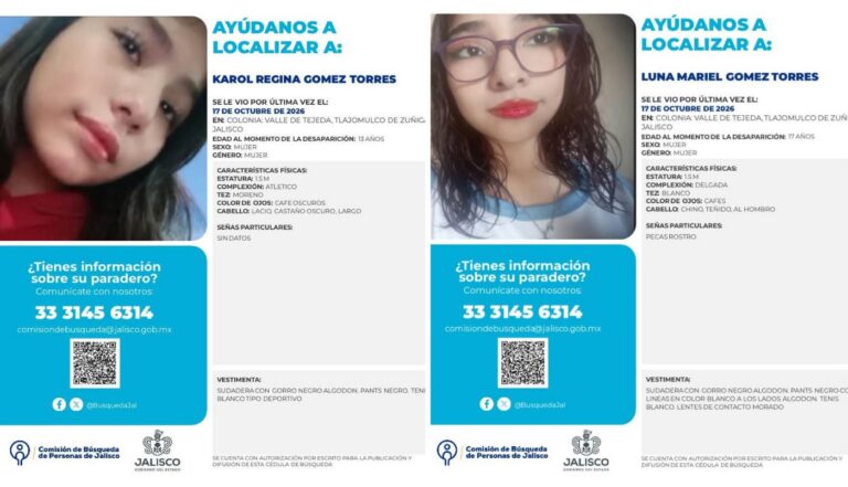 Buscan a dos hermanas que fueron vistas por última vez en Valle de Tejeda
