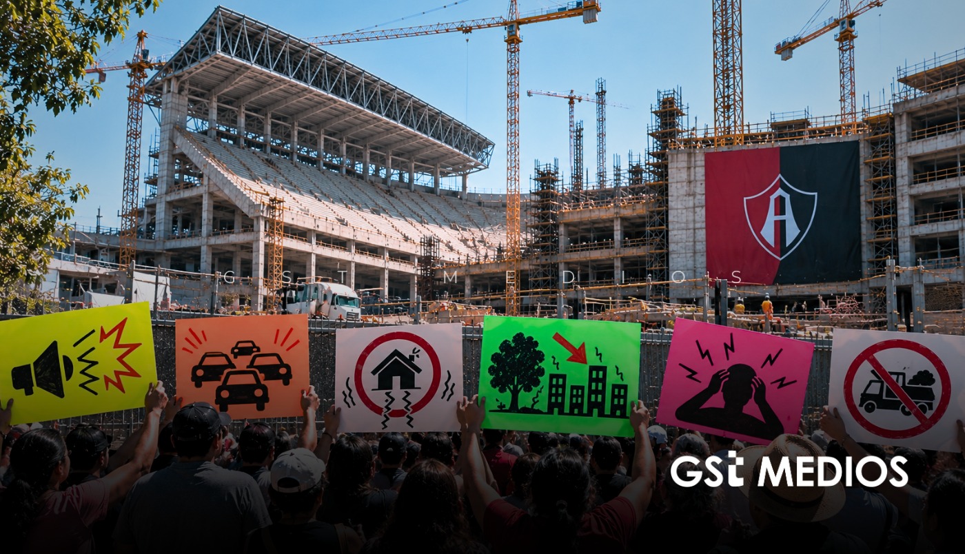 Vecinos rechazan nuevo estadio del Atlas en Belenes por falta de estudios