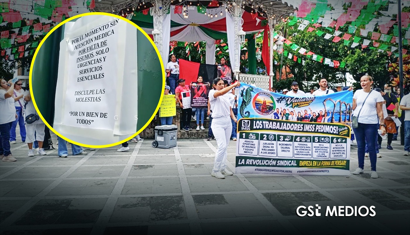 Protestas del IMSS Jalisco exhiben carencias y reclamos salariales