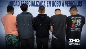 Robo de vehículos en GDL: cateo en Tetlán deja cinco detenidos