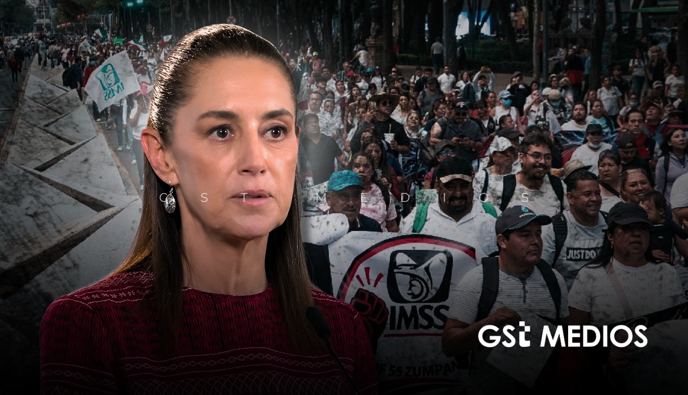 Sheinbaum sobre marcha del IMSS: «Qué cada quien tome sus propias conclusiones»