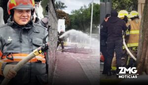 Bomberos de Guadalajara niegan participación durante protesta frente a Casa Jalisco