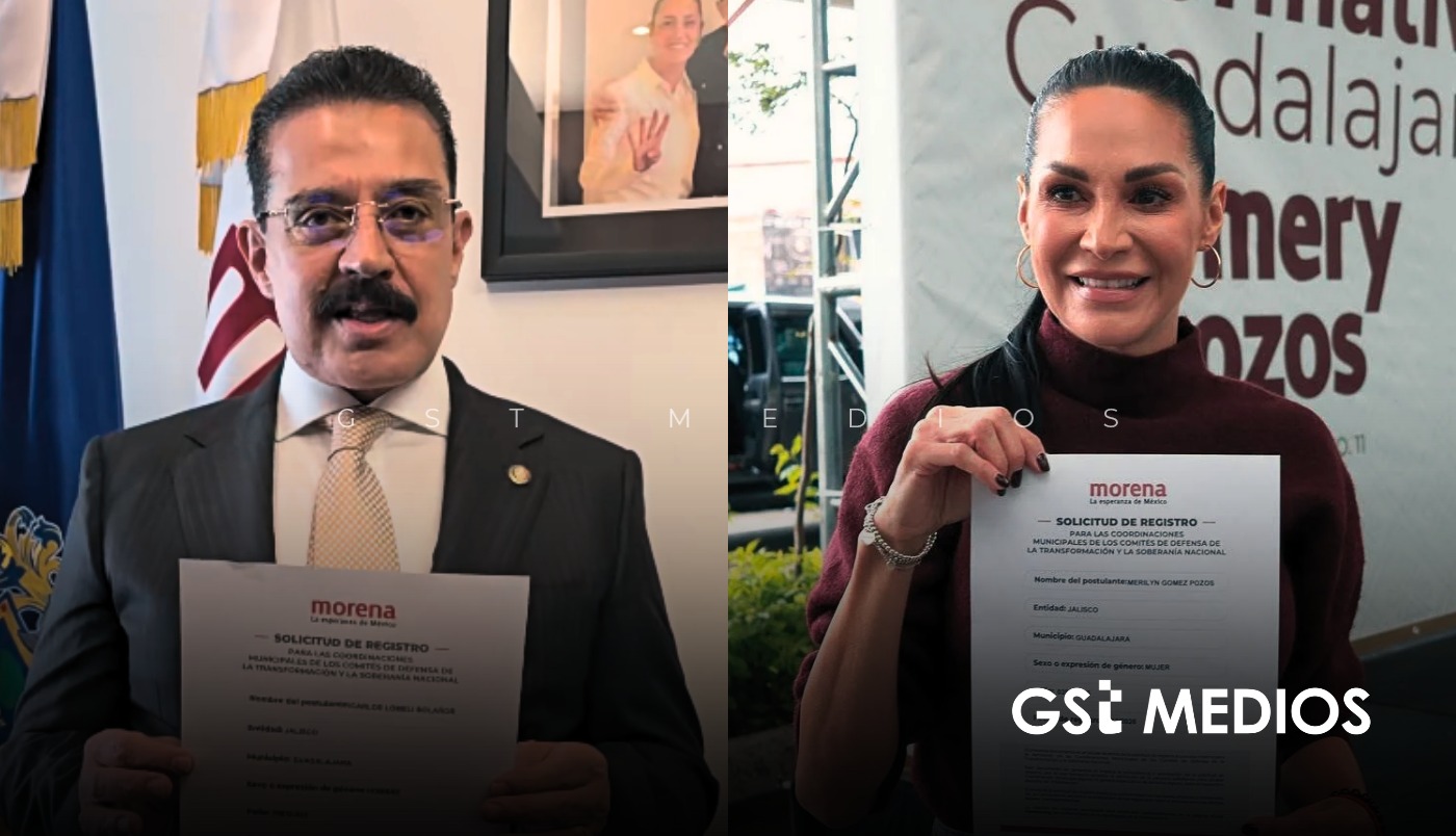 Carlos Lomelí y Mery Pozos se registran en Morena para buscar la candidatura por Guadalajara