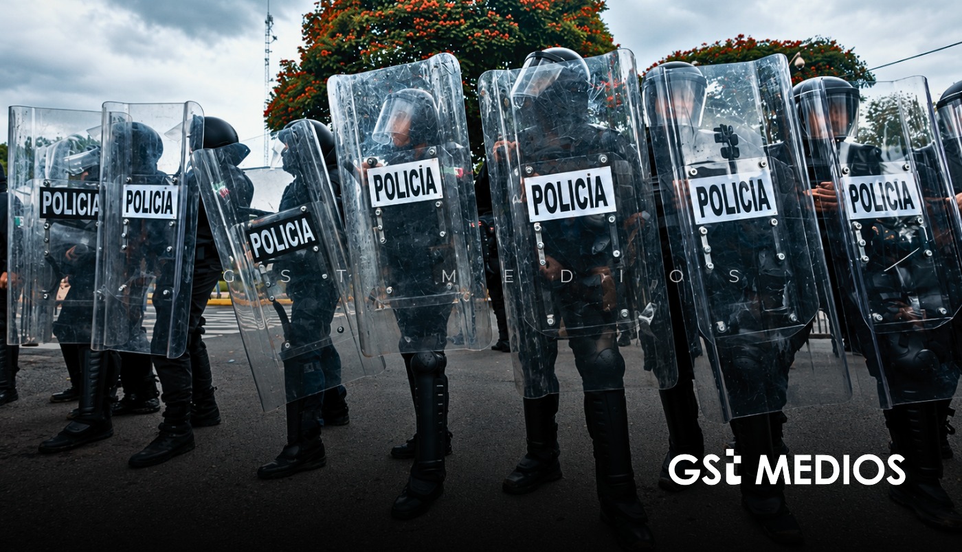Policías que reprimieron la marcha por el agua cobran doble nómina, pese a que la ley lo prohíbe