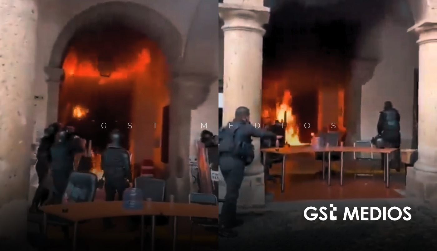 Manifestantes acusan infiltrados del Gobierno por los destrozos en Palacio mientras que Lemus pide identificarlos