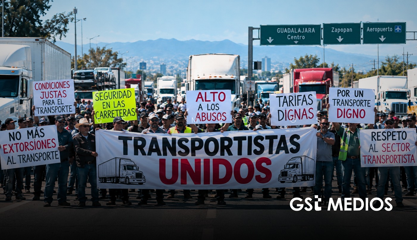 Paro de transportistas en Jalisco: cuatro accesos a Guadalajara, bajo movilización