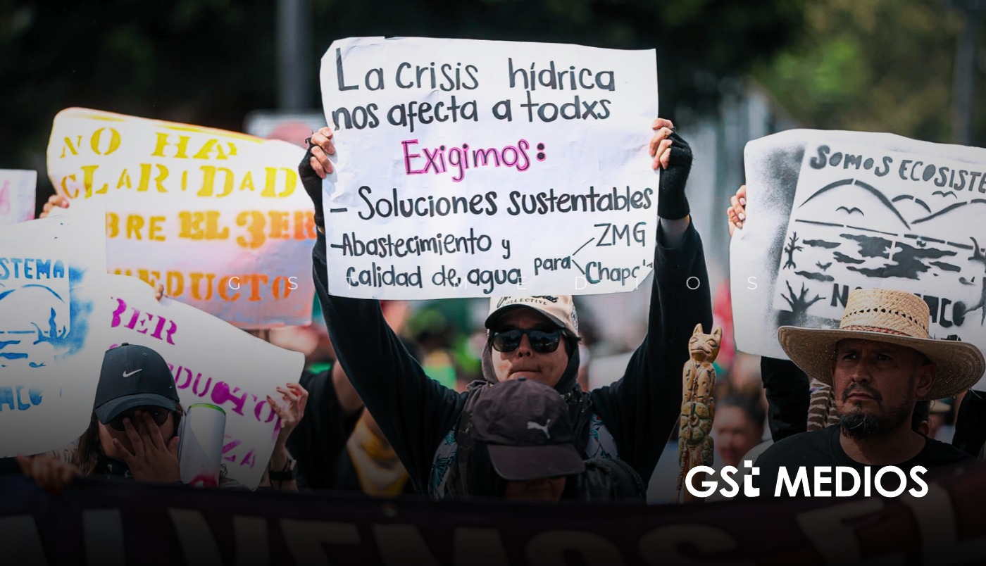 Saldo blanco en la última manifestación por el agua en Guadalajara