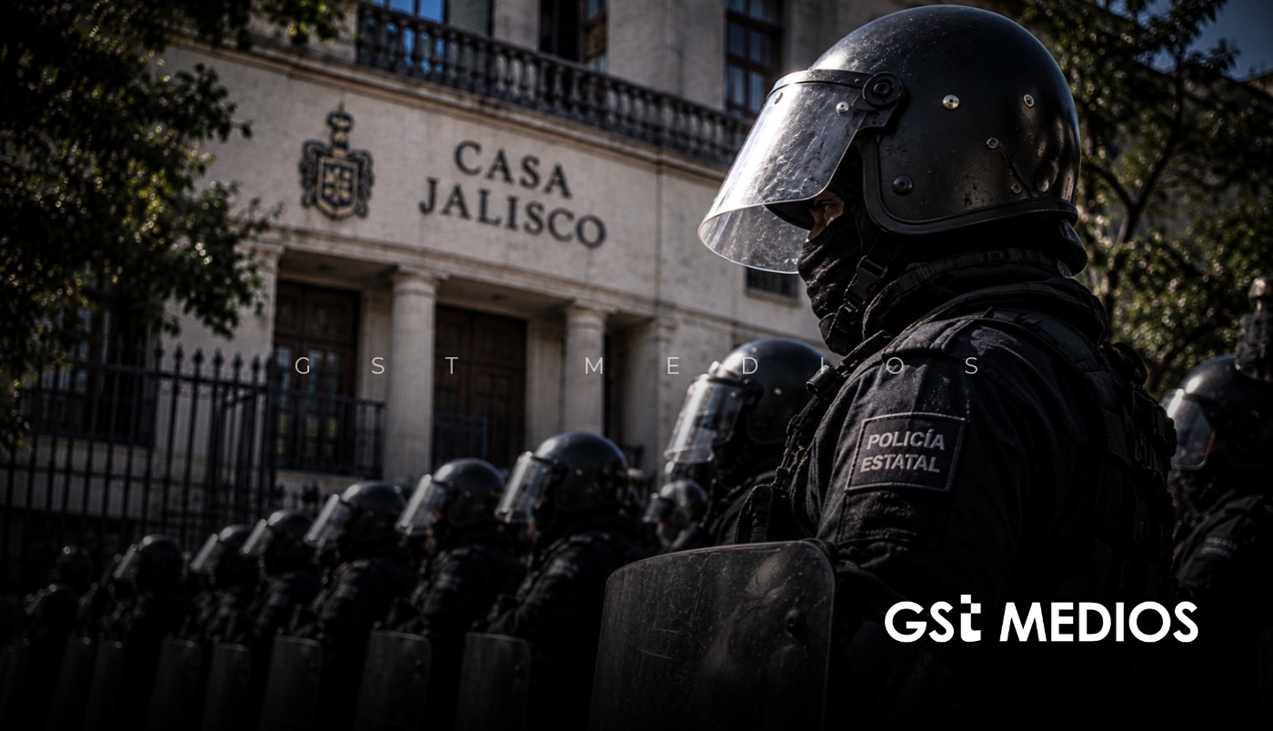 230 policías rendirán cuentas por abusos en la megamarcha por el agua frente a Casa Jalisco