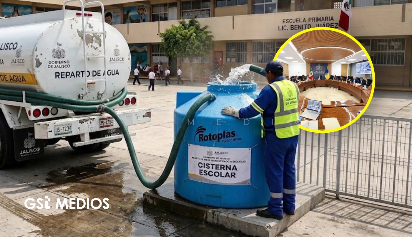 Lemus anuncia más pipas y cisternas para abastecer escuelas y colonias durante recortes de agua